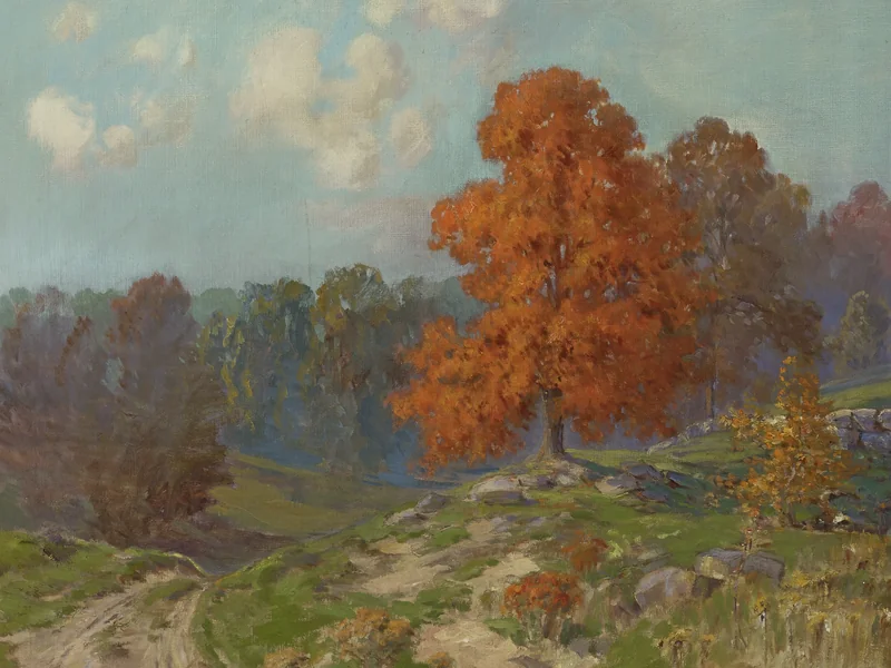 1860-L. Clarence Ball - L'acero rosso